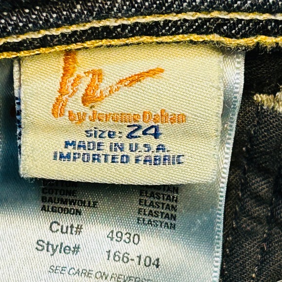 Citizens of Humanity Bootcut Jeans Sz 24 Studded Pocket USA Made Distressed - Picture 10 of 16